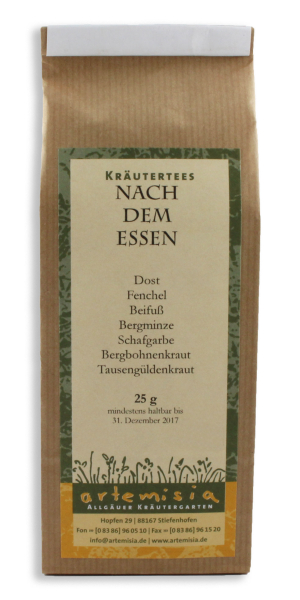 Allgäuer Kräutertee - Nach dem Essen